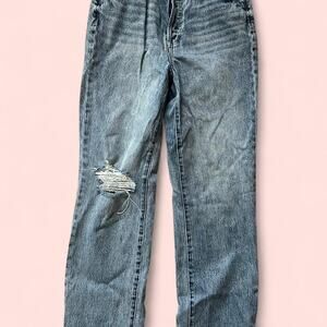 Pistola high waisted distressed light